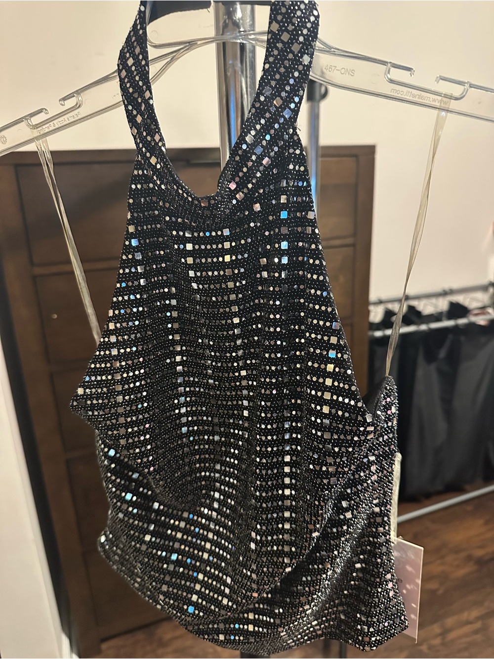 Blashe NWT Sparkle Halter Top